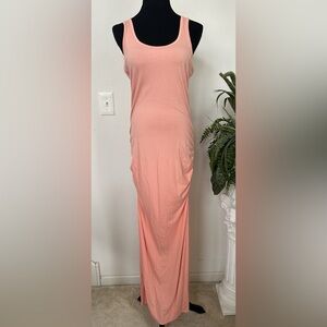 Victoria's Secret Pink Ruched Sheath Maxi Dress